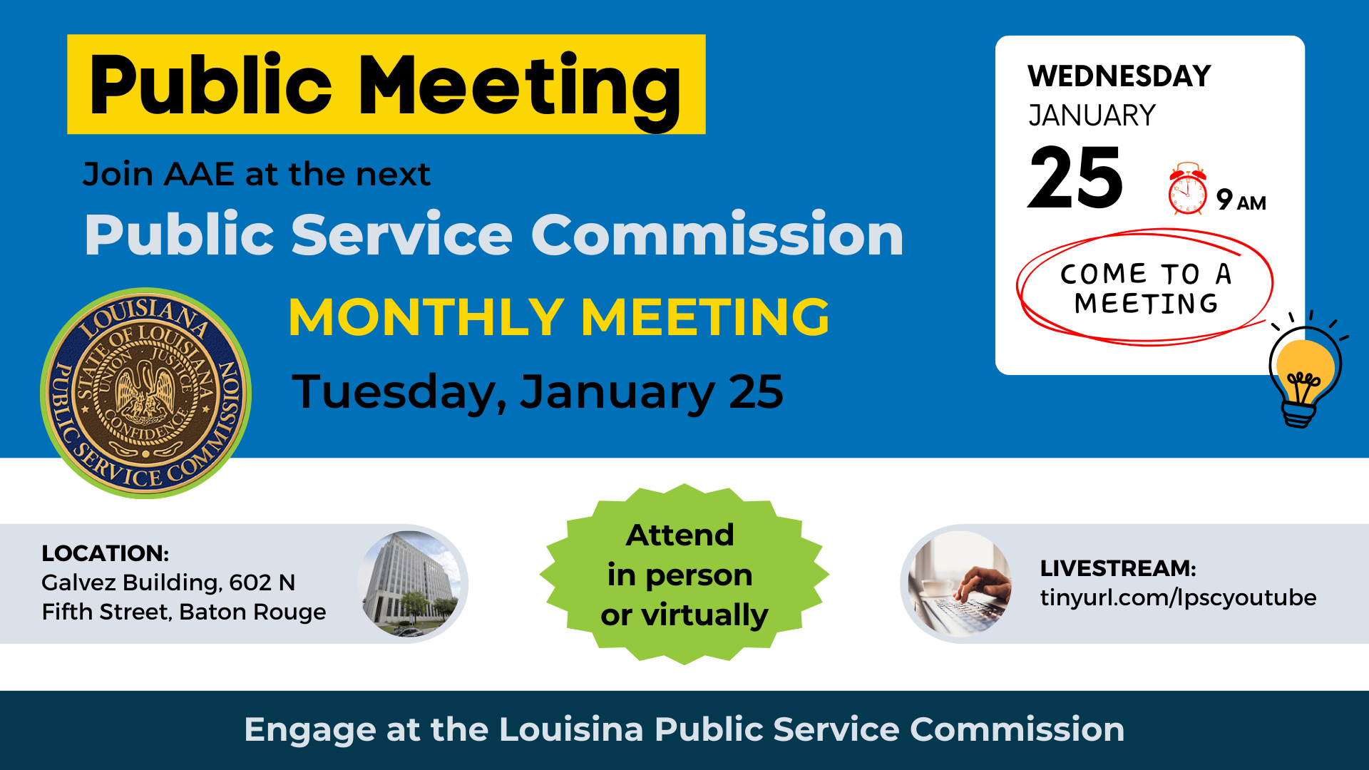 Join us at the LPSC’s January meeting tomorrow!