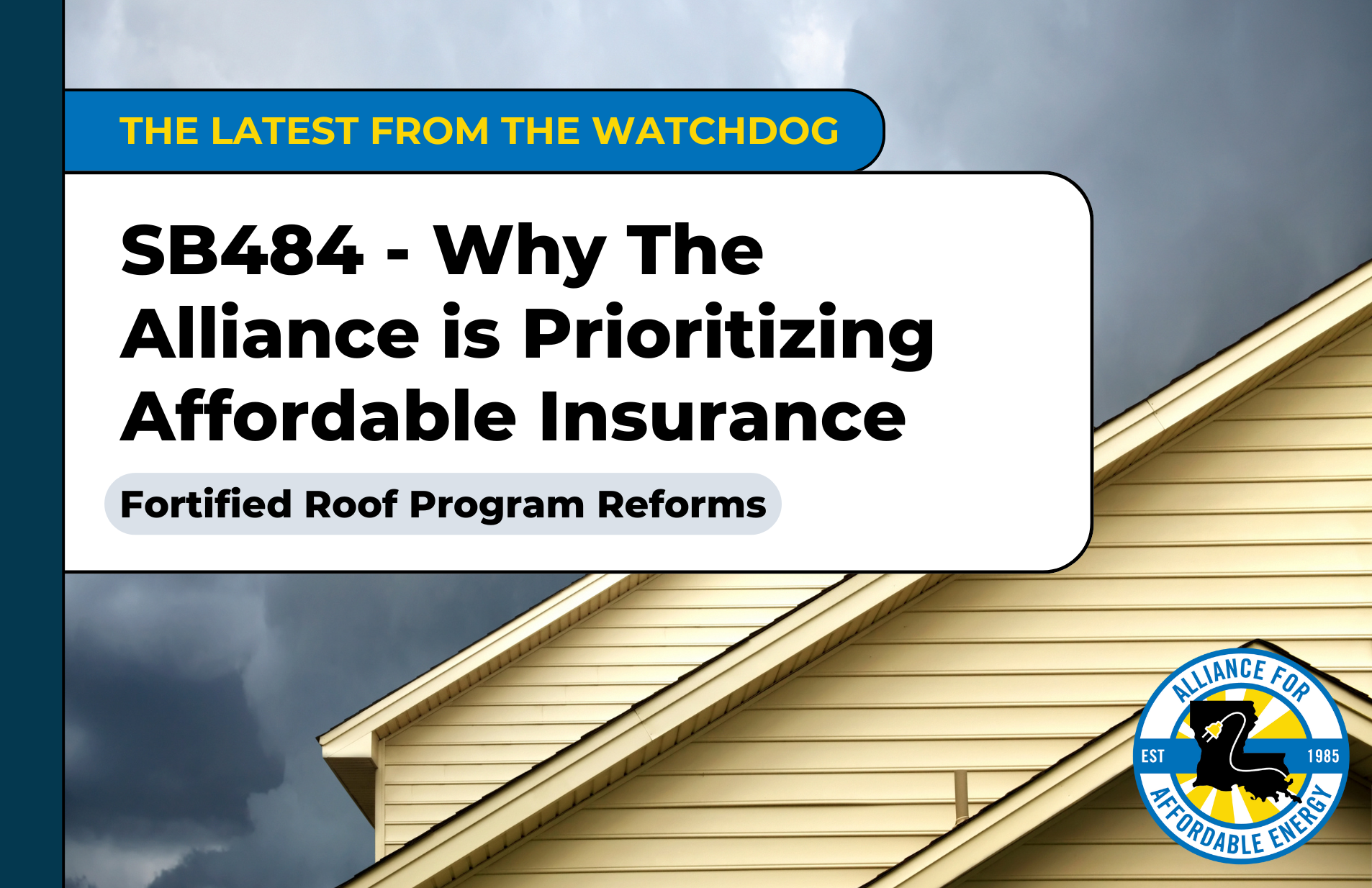 SB484 – Why The Alliance is Prioritizing Affordable Insurance