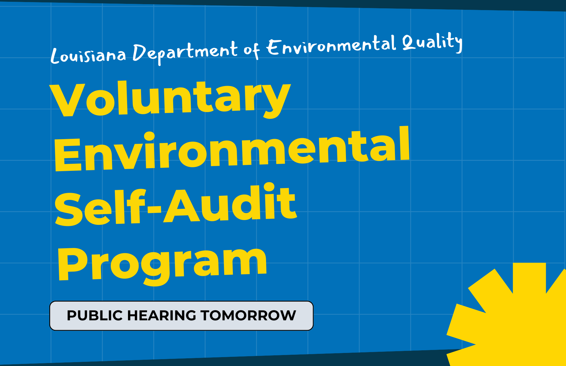 No free passes to polluters. The LDEQ needs to hear from you!
