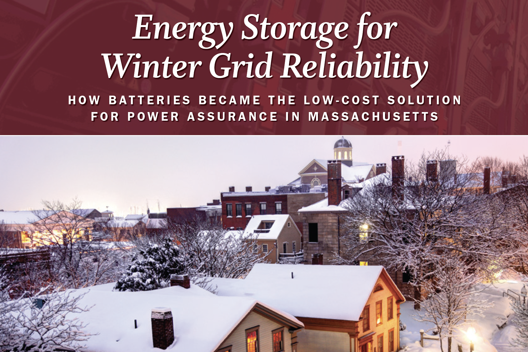 Energy Storage for Winter Grid Reliability