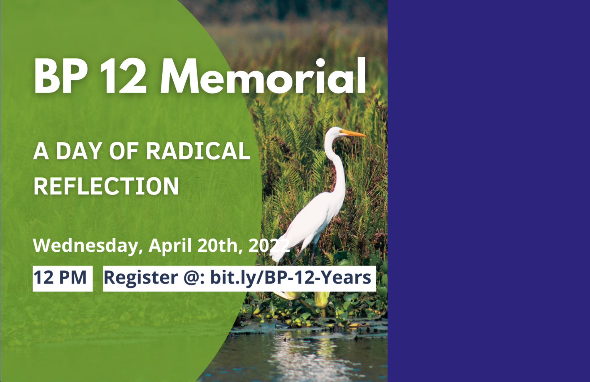 BP12 Memorial on April 20th