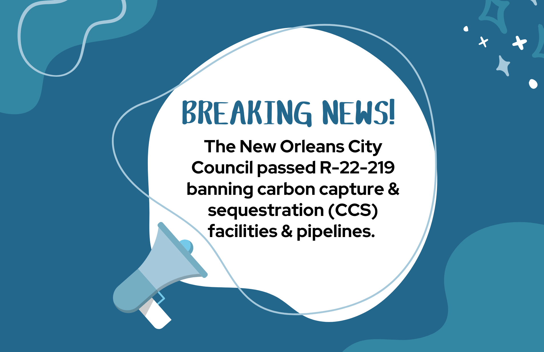 Ban on carbon capture & sequestration (CCS) facilities & pipelines passed by full New Orleans City Council