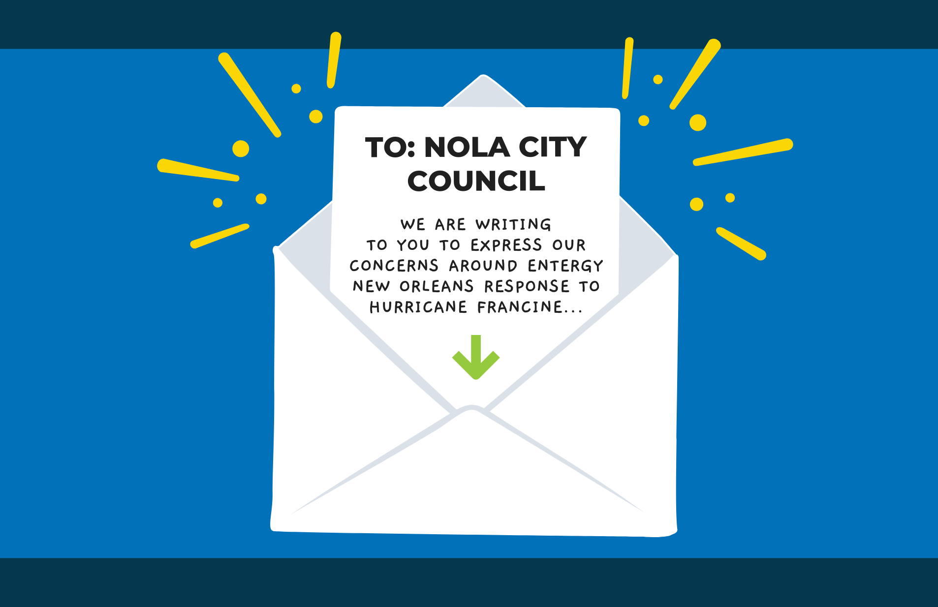 EFNO Presses Council for Entergy Accountability Post-Francine