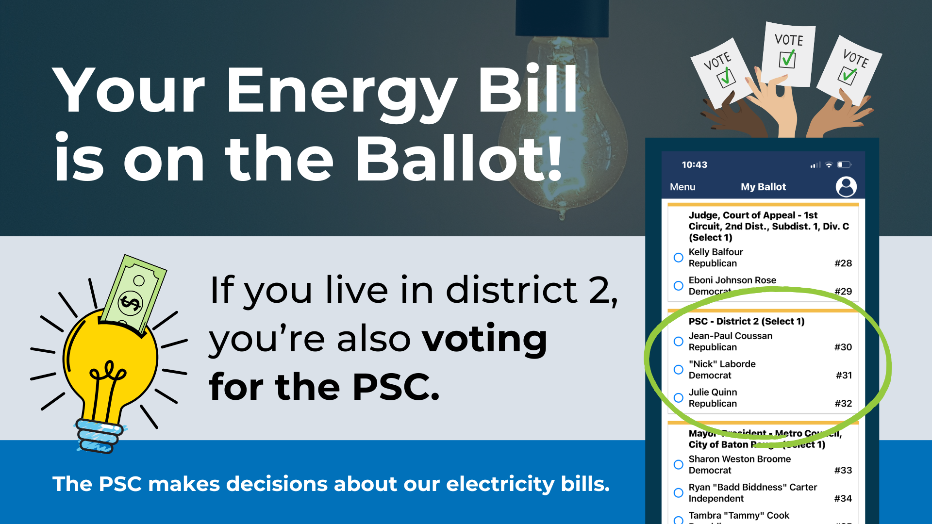 Your Energy Bill is on the Ballot!