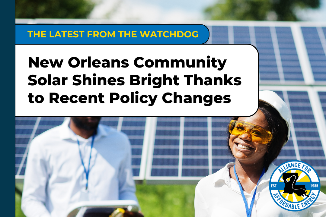 New Orleans Community Solar Shines Bright Thanks to Recent Policy Changes