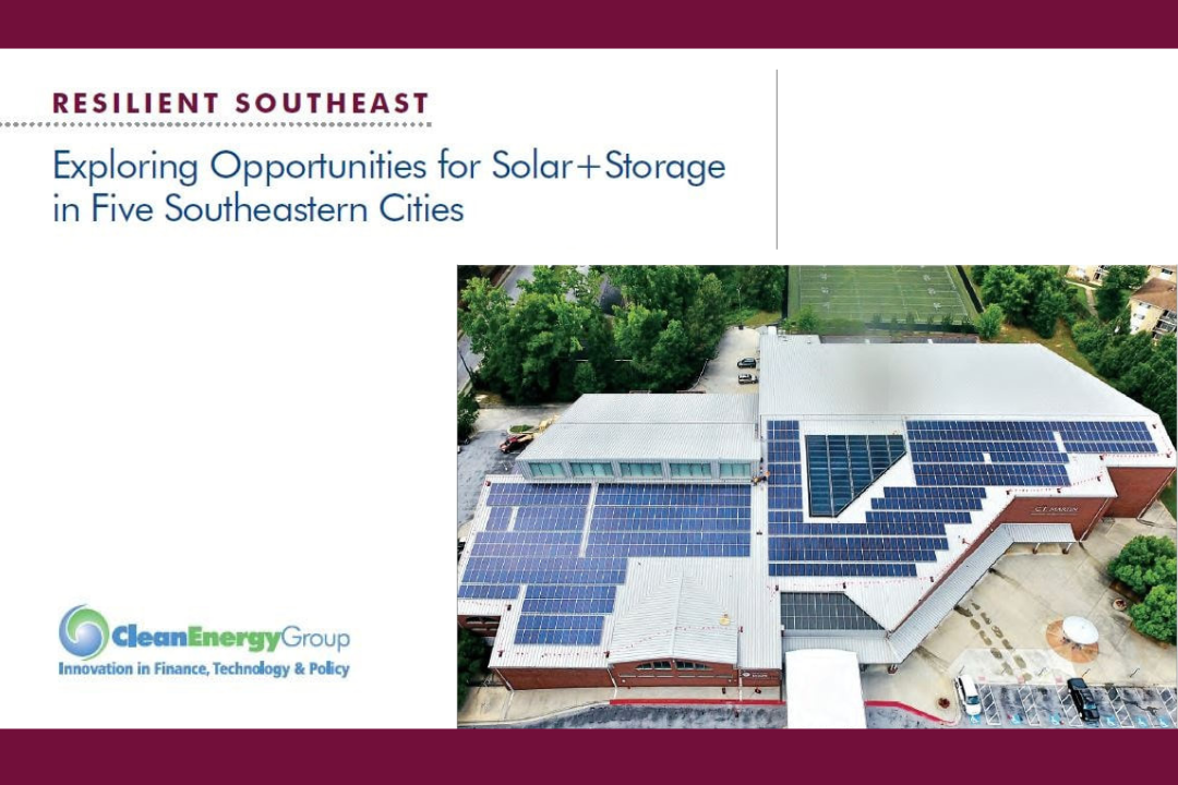 New Analysis Finds a Strong Economic Case for Resilient Solar & Battery Storage in Five Southeastern Cities
