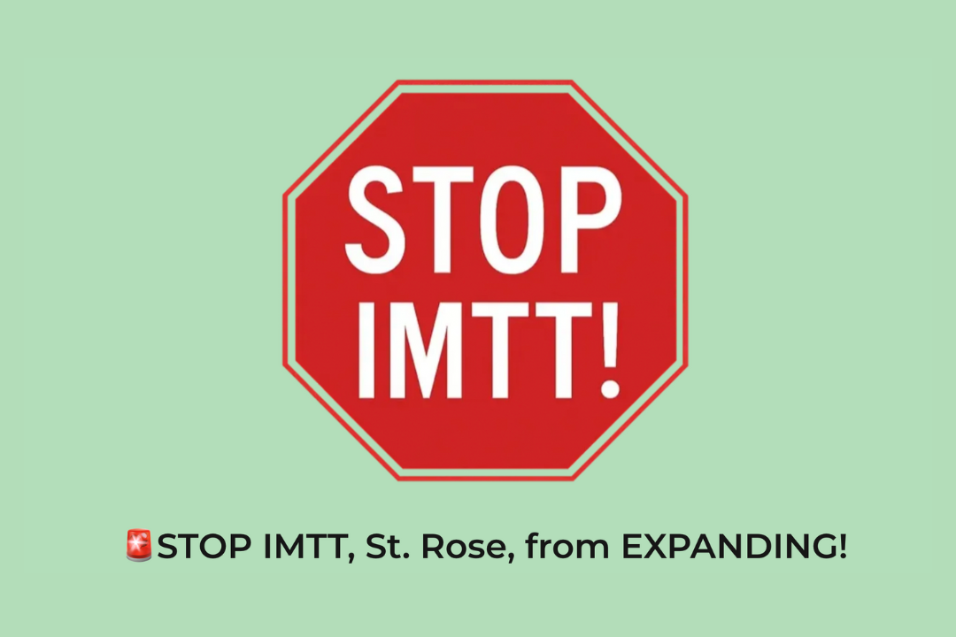Stop IMTT’s Permit Expansion in St. Rose