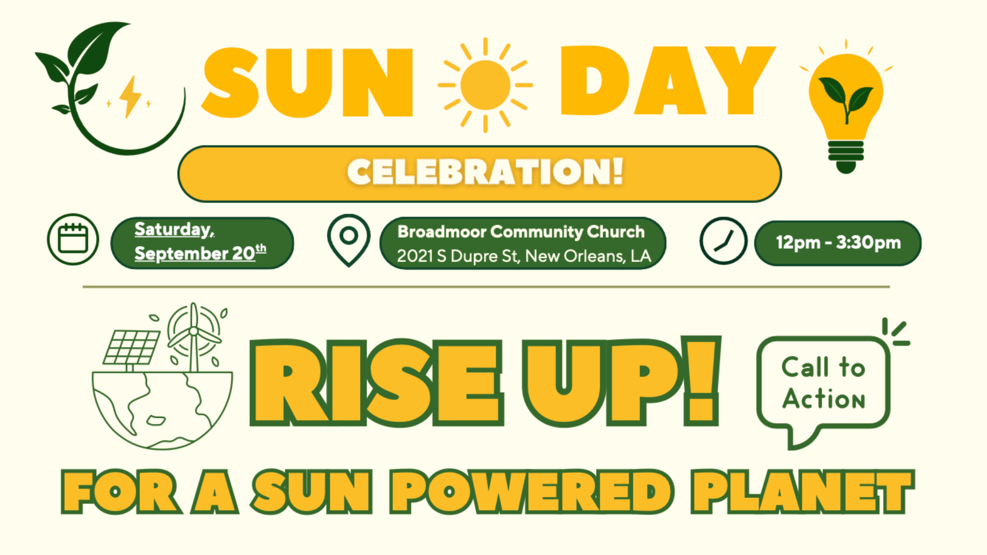 Sun Day Celebration!