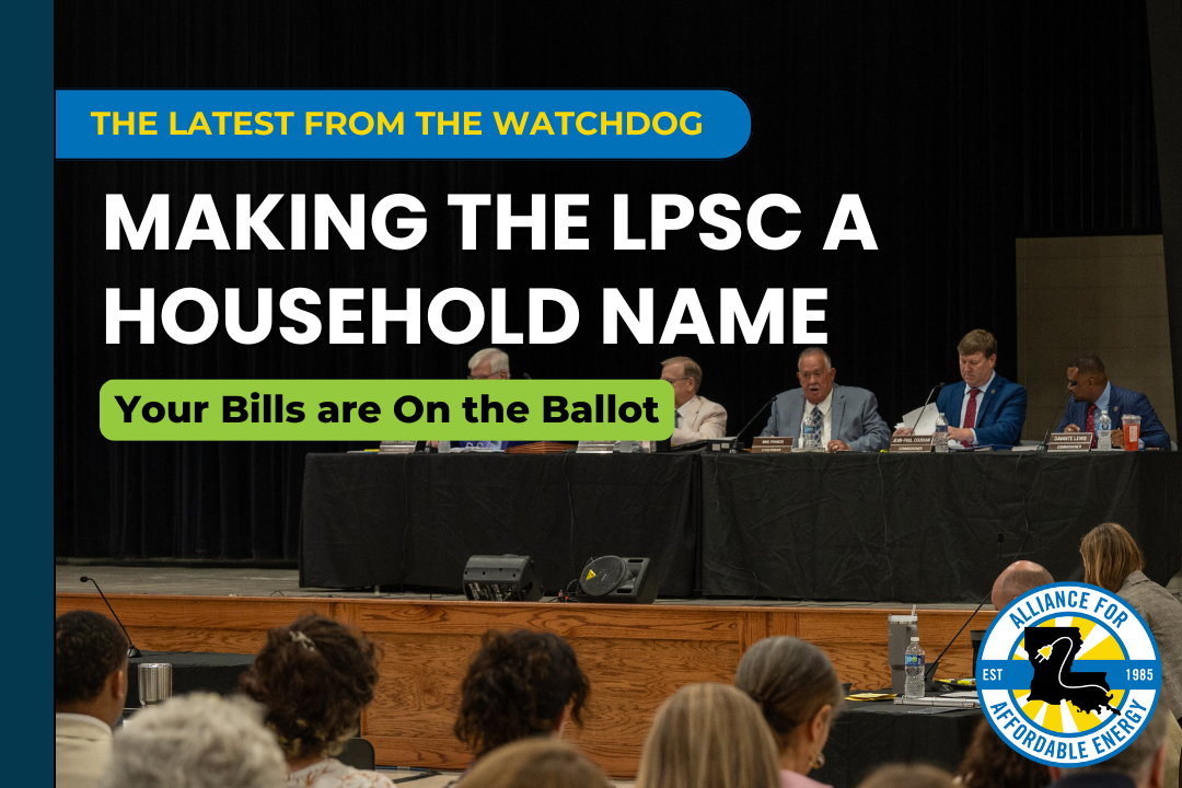 Making the LPSC a Household Name: Your Bills are On the Ballot