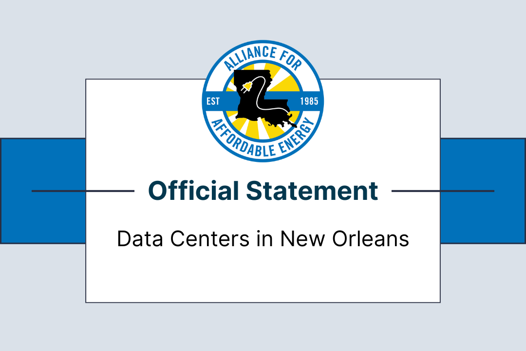 Statement on Data Centers in New Orleans