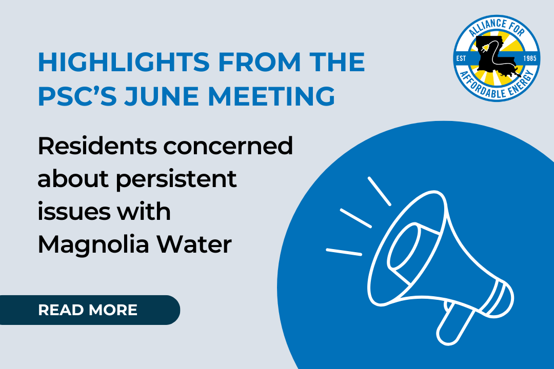 Residents concerned about persistent issues with Magnolia Water