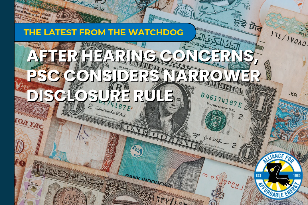 After hearing concerns, PSC considers narrower disclosure rule